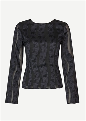 Saanai bluse 15458 Black Samsøe 